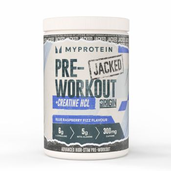 Origin Jacked Pre-Workout - 650G - 25raciones - Blue Raspberry Fizz