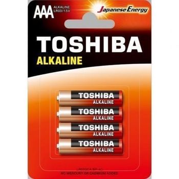 Toshiba LR03 594922 Pack 4 Pilas AAA Alcalinas 1.5V