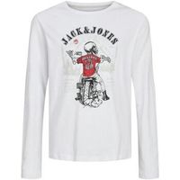 jack  jones camiseta 12259442-white para nino