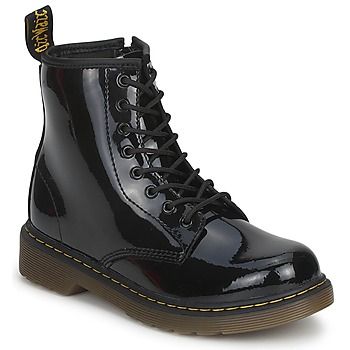Dr. Martens Botines JR BLACK PATENT LAMPER para niña