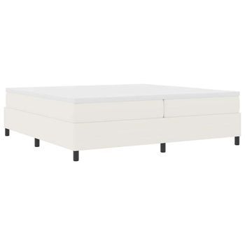 Cama Tapizada 203x200x60 Cm Espuma - Crema