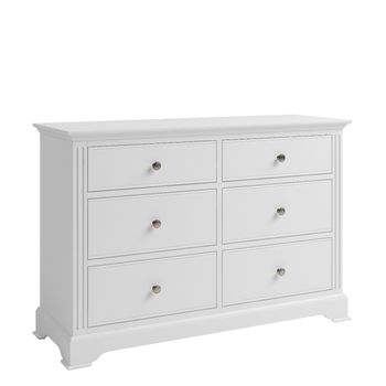 Grace White 6 Drawer Chest