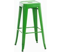 taburete industrial joshua de metal pulverizado 43x43x77 cm