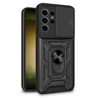 cool funda hard ring negra para samsung s918 galaxy s23 ultra