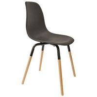 set 4 sillas phenix negra