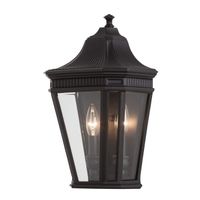 aplique de pared de exterior cotswold lane 2 luces