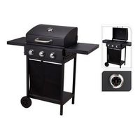 barbacoa de gas de 3 fuegos 139x565x106cm waggan