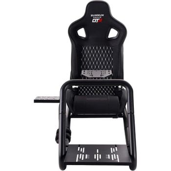 Cockpit de simracing Indeca Summum Racer GTR con asiento ajustable y soportes universales