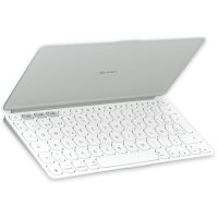 logitech keys-to-go 2 para apple teclado multidispositivo inalambrico bluetooth gris palido