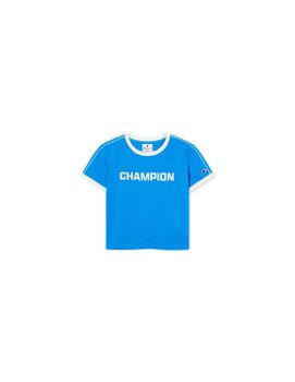 Camiseta Champion Crewneck Mujer Azul