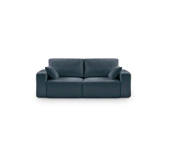 Sofá 3 plazas 194cm round color azul