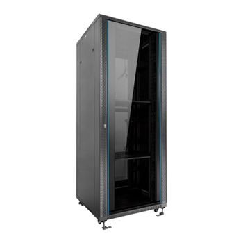 Aiten Data Armario Rack Suelo 19' 42U 600 x 800 x 2060 mm montado con accesorios