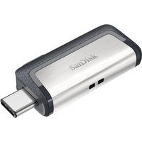 sandisk ultra usb type-c  usb 31 dual memory stick - 32 gb silver silver