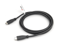 cable 20 usb-c macho usb-c macho 2m transferencia 480mbps color negro