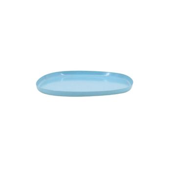 Bandeja de hierro orgánica azul 19 cm