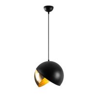 lampara de techo pacman-2633 vintage negro metal 30x30x28 cm