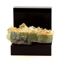 fluoritis blanca verde y violeta  cuarzo de francia haute -loire tailhac - pierre y mineral rare collection  1280 ct - certificado de