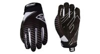 par de guantes largos five race negro blanco