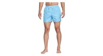 Pantalon corto de natacion nike swoosh link azul