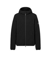 ecoalf para hombre mcmgajkaspo00169w25-319 abrigo aspo negro l casual poliester reciclado sostenible