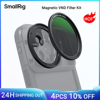 SmallRig Kit de filtro de polarizadores circulares magnéticos, vidrio óptico HD, Kit de filtro de polarización CPL Circular magnético para teléfono, 52mm