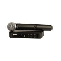 microfono shure blx24pg58 inalambrico mano 100 m con indicador led y 14 h autonomia