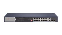 switch hikvision ds-3e0520hp-e 16 puertos gigabit poe 6kv full metal 300m