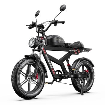 [EU Direct] DUOTTS F20 Bicicleta eléctrica 52V 27Ah batería 52V 750W motor Velocidad máxima recomendada 25KM/H Neumático
