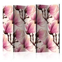 biombo - blooming magnolias ii 225x172 cm