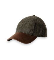 hackett london para hombre hm0400114 gorra hbone tartan verde osfa casual lana clasico