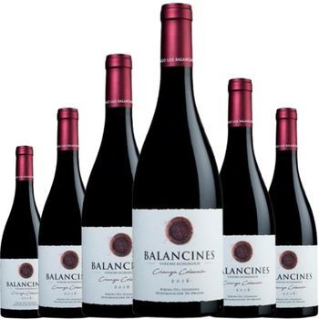 Balancines Crianza Colección Vino Tinto, Mezcla De Garnacha Y Gar 75 Cl 14 % Pack 6 Botellas