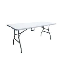 mesa plegable - 180 cm - 8 personas - plastico