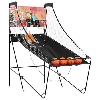 Máquina Recreativa De Baloncesto  Con 4 Bolas Para 2 Jugadores Vidaxl