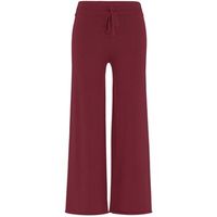 deha pantalon fluido wide leg knitted para mujer