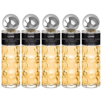 Pack De 5 Eau De Parfum Hombre Saphir Seduction Man 200ml