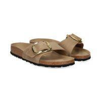 birkenstock sandalias planas mujer - beige talla 38n