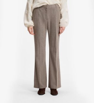 BOSS para mujer. 50567927 Pantalón Tanalea taupe (42), Casual, Clásico, Poliéster