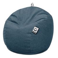 puff pelota terciopelo vintage azul oscuro unico
