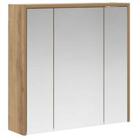 armario con espejo de bano roble artisan 635 x 16 x 625 cm vidaxl