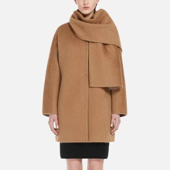 Max Mara Studio Fiumana Wool-Blend Coat - UK 12