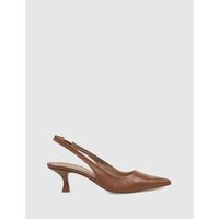 miuxa zapatos de tacon salon destalonado sidnex marron para mujer