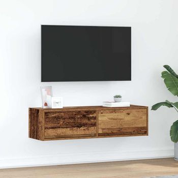 Vidaxl Gabinete De Tv 100 X 31 X 25,5 Cm Madera Vieja