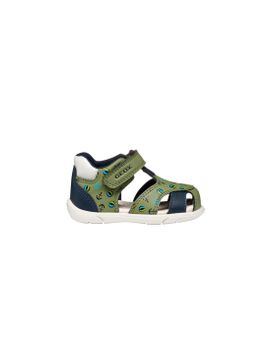 Sandalias Geox Multy Niño Pistacho/Azul Marino