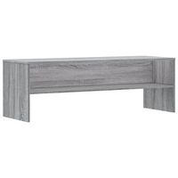 mueble de tv madera de ingenieria gris sonoma 120x40x40 cm vidaxl