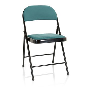 Silla De Confidente / Silla Para Visitas / Silla Plegable Tudela I Suave Turquesa Hjh Office