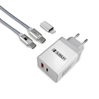 smart charger pd25wqc30c to clightning cable w