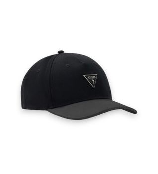 Guess para hombre. AM9655COT01 Gorra de béisbol Milano negro (OSFA), Casual, Algodón