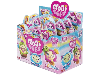 Pack Merchandising - MagicBox RAINBOW SERIES ONE PACK, Incluye 1 Mojipop y checklist, Rainbow Series