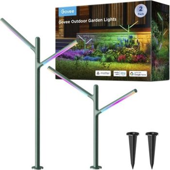 Luz de Jardín Exterior LED Govee RGBICWW 1100 lúmenes IP66 Regulable