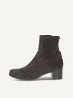 caprice bootie grey made of textiles with block heel size 41